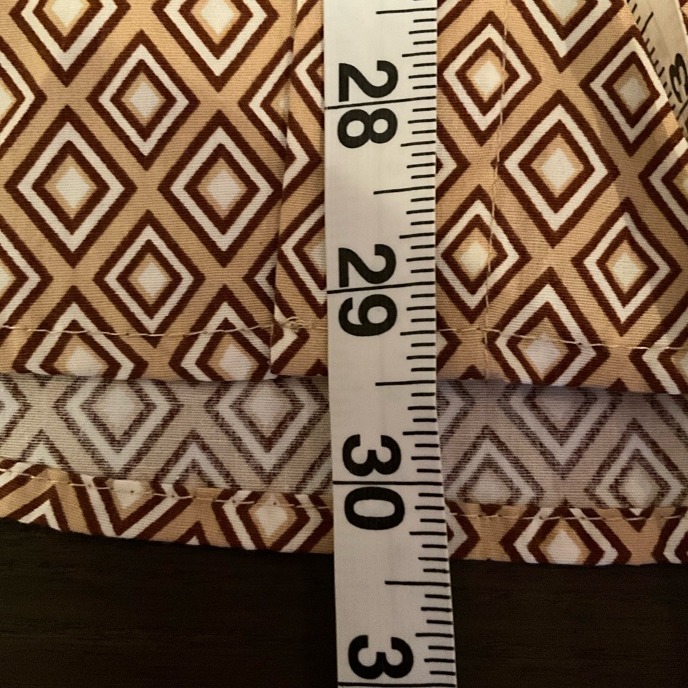 Abbott Elementary Diamond Print Button Down Shirt - Picture 10 of 13